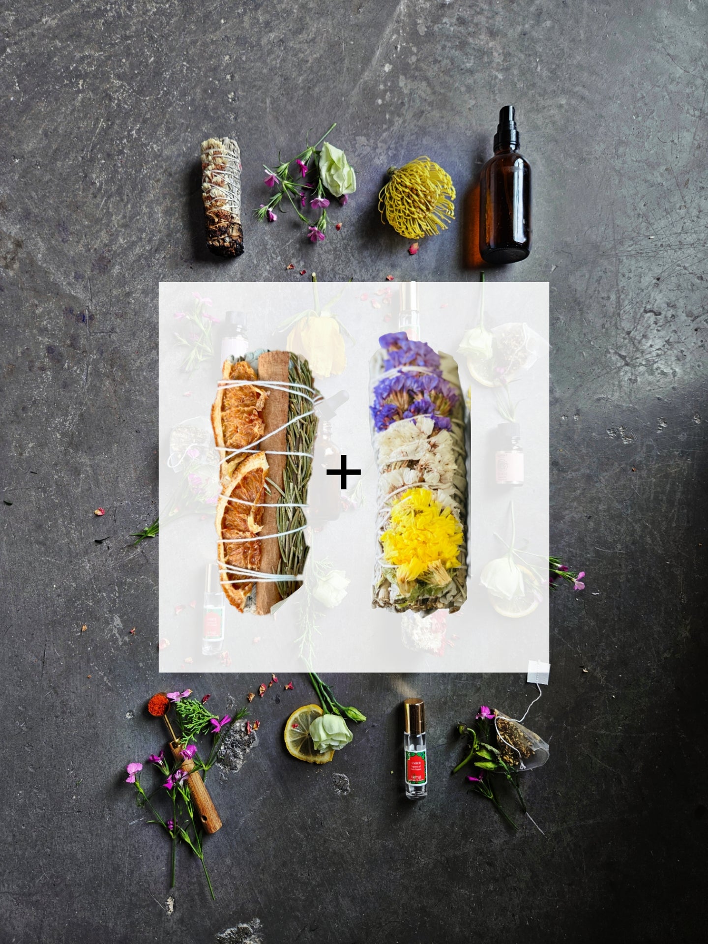 White Sage Smudge Stick Citrus/Sinuata